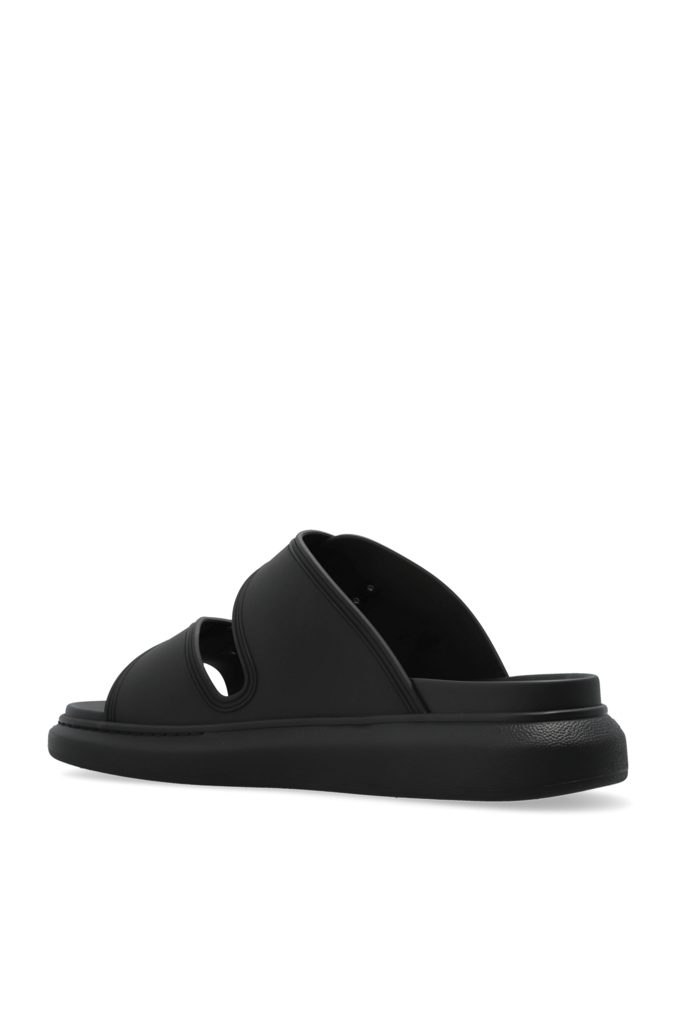 25SS new/alexander mcqueen ハイブリッドスライド Slides Black ハイブリッド スライド | ブラック | Alexander McQueen JP